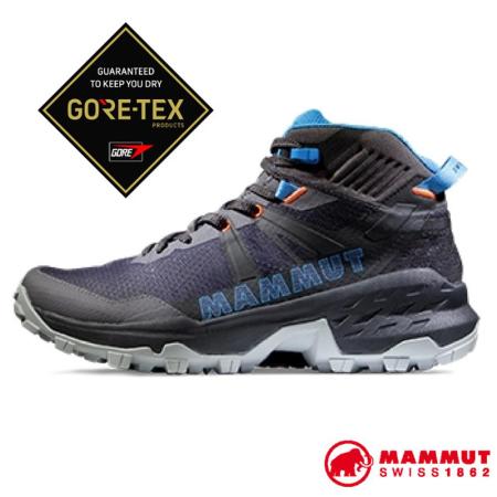 【MAMMUT 長毛象】女Sertig II Mid GTX 輕巧耐用多功能鞋/3030-04840-00691深鈦金灰✿30E010